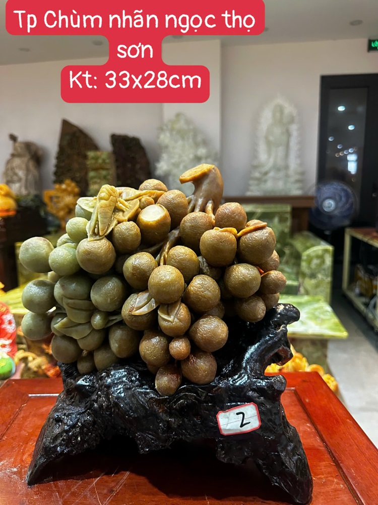 Chùm Nhãn Ngọc Thọ Sơn 33x28cm