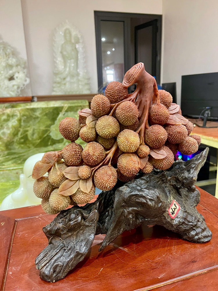 Chùm Vải Ngọc Thọ Sơn 30x20cm