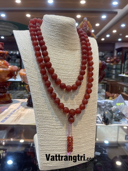 Chuỗi 108 hạt đá mã não đỏ 14ly