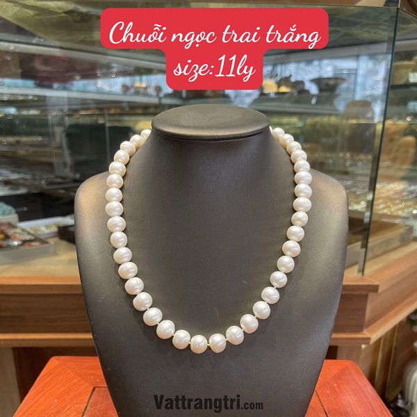 Chuỗi ngọc trai trắng 11ly L2