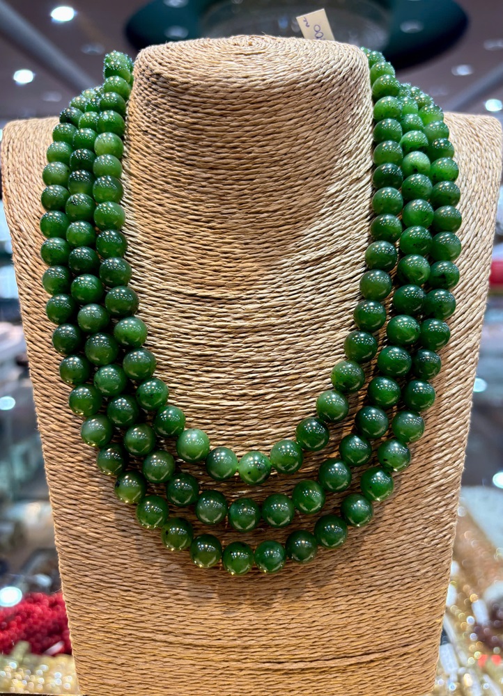 Chuỗi Vòng Cổ Ngọc Bích Xanh 10ly