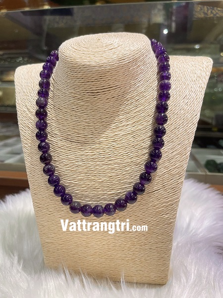 Chuỗi vòng hạt đá thạch anh tím 10ly