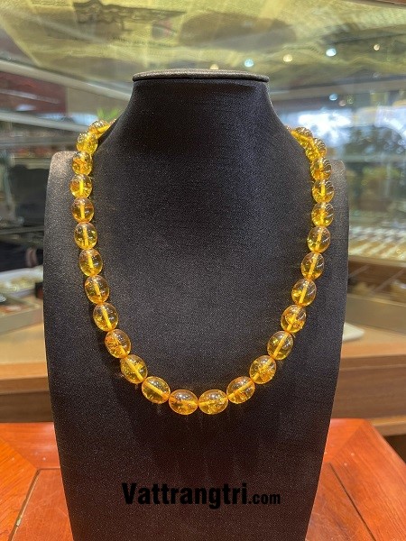 Chuỗi vòng hổ phách bao thể 11ly