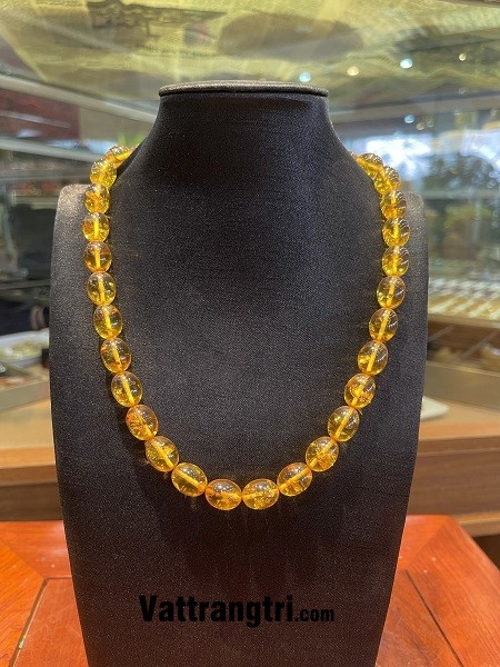 Chuỗi vòng hổ phách bao thể 11ly