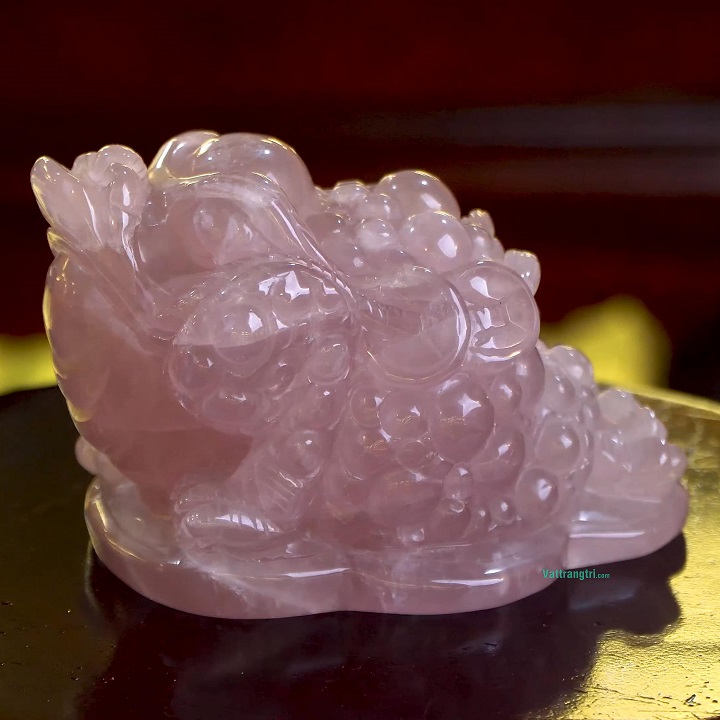 Cóc Thiềm Thừ Đá Thạch Anh Tím Tự Nhiên Trang Trí