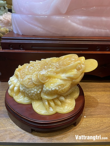 Cóc Thiềm thừ thu hút tài lộc Ngọc hoàng long 30cm