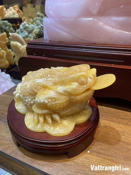 Cóc Thiềm thừ thu hút tài lộc Ngọc hoàng long 30cm