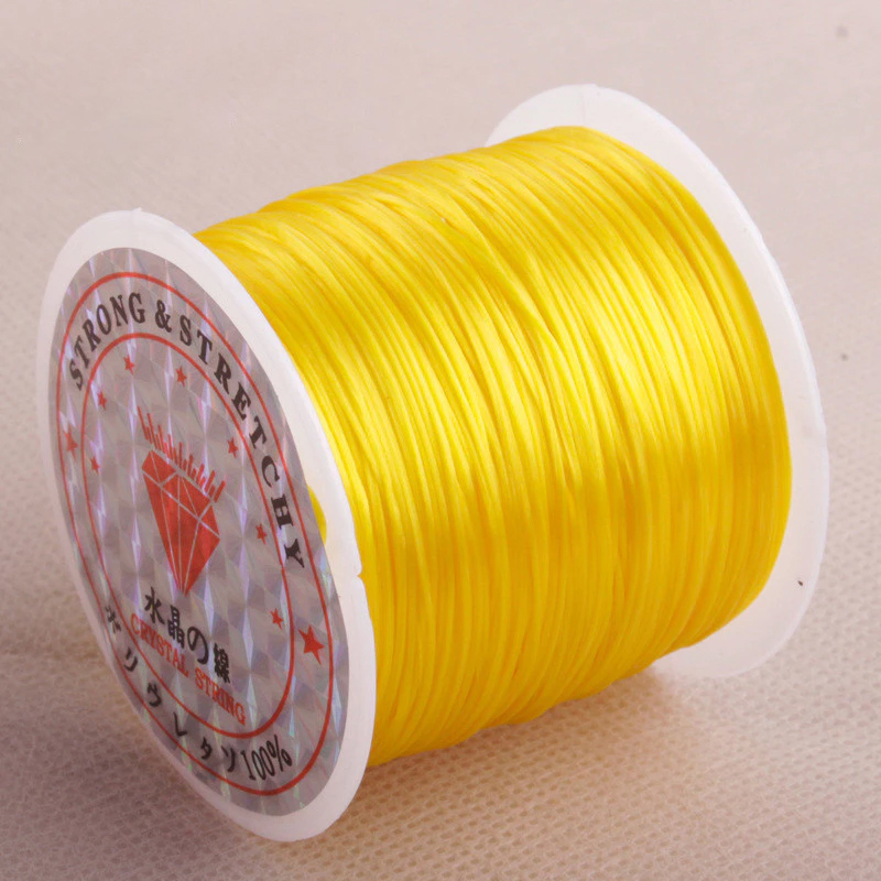 Cuộn dây thun đan vòng chuyên dụng đa màu sắc 35m