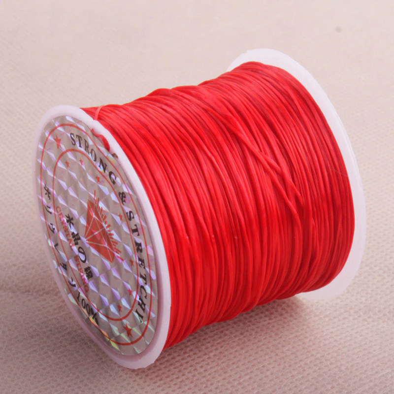 Cuộn dây thun đan vòng chuyên dụng đa màu sắc 35m