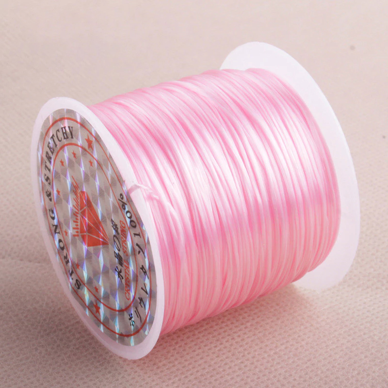 Cuộn dây thun đan vòng chuyên dụng đa màu sắc 35m