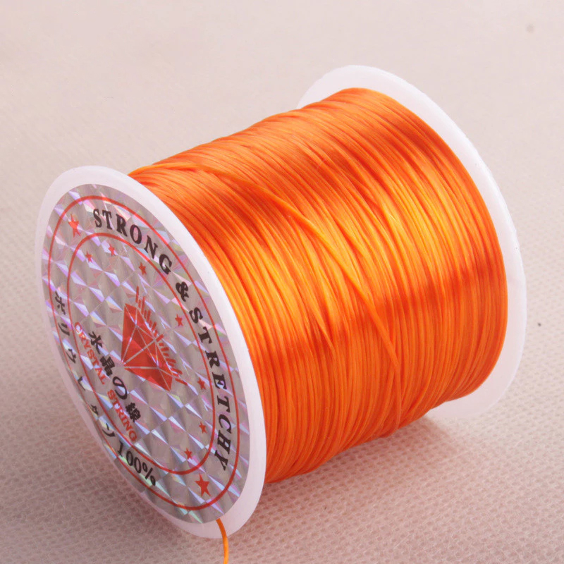 Cuộn dây thun đan vòng chuyên dụng đa màu sắc 35m