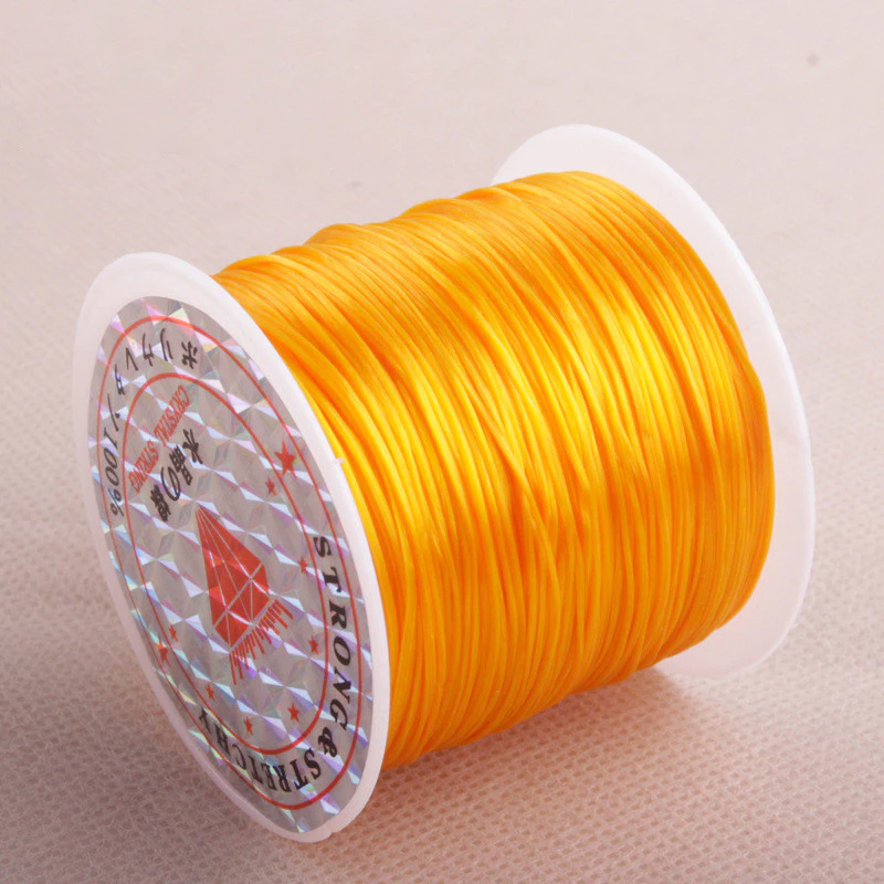 Cuộn dây thun đan vòng chuyên dụng đa màu sắc 35m