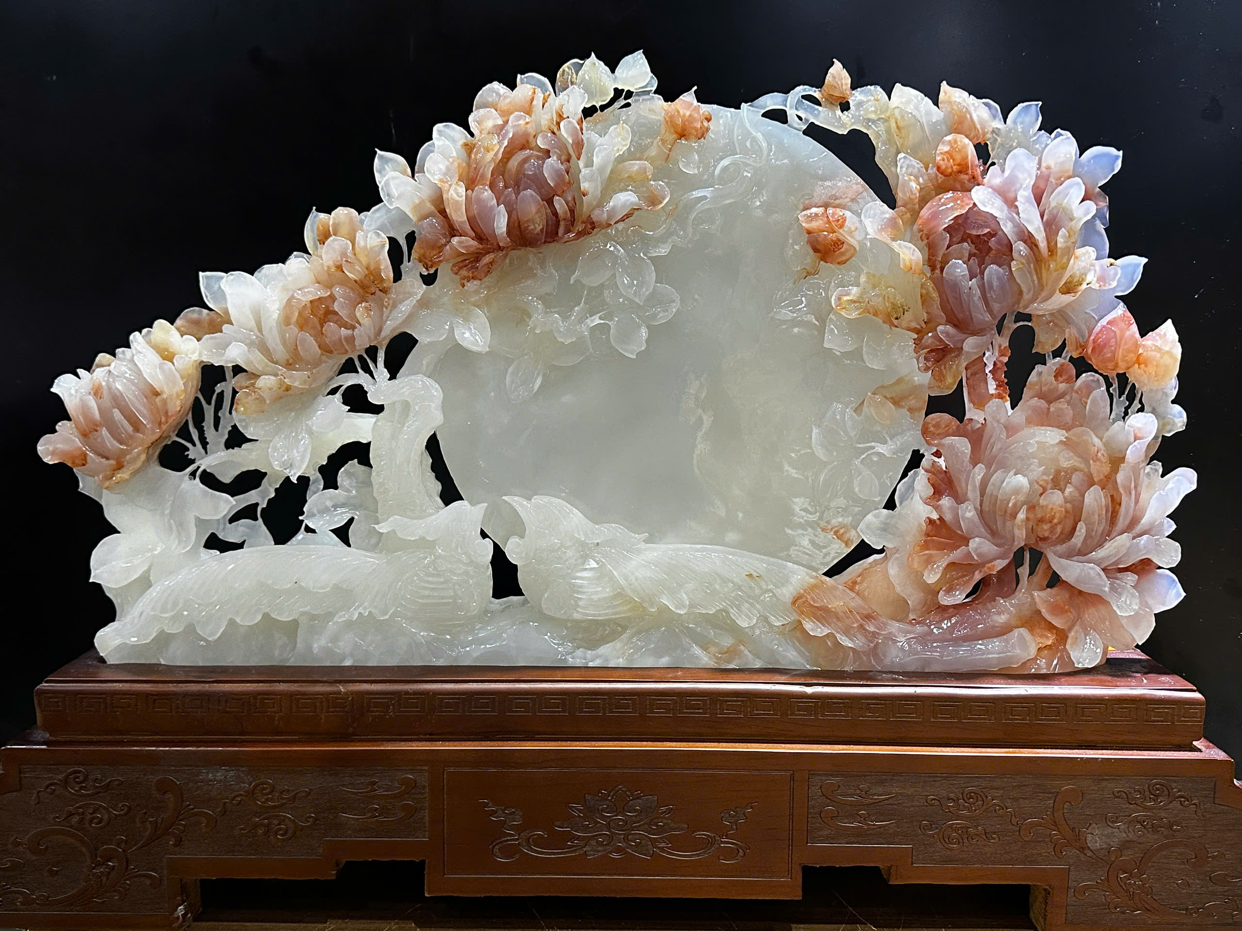 Hoa Khai Phú Quý Ngọc Onyx Huyết Phú Quý Huy Hoàng, Vượng Khí Gia Môn