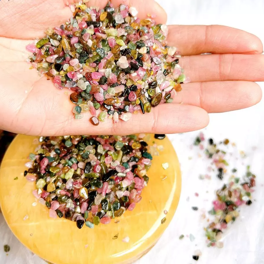 Đá Vụn Tourmaline Đa Sắc Tự Nhiên
