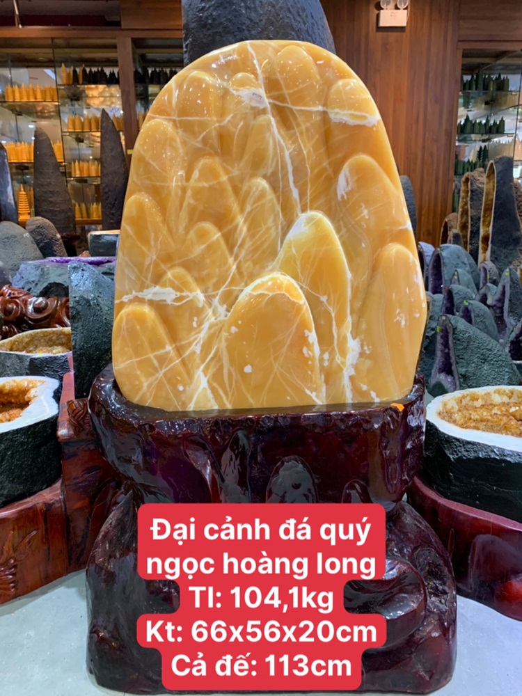 Đại cảnh đá quý ngọc hoàng long siêu lớn