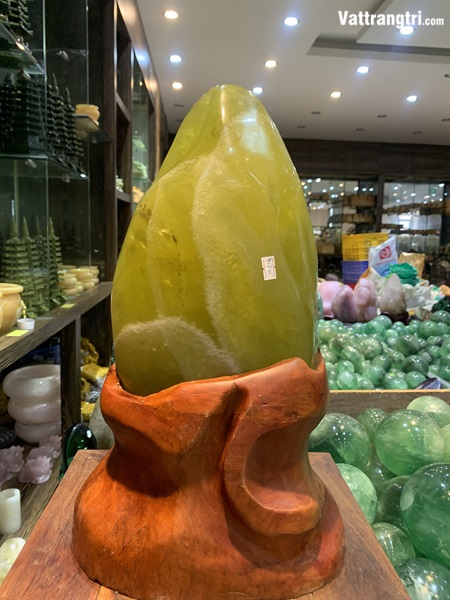 Đại cảnh đá quý thạch anh vàng vip 48cm