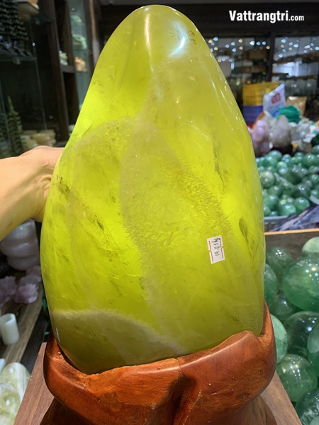 Đại cảnh đá quý thạch anh vàng vip 48cm