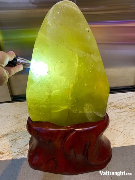 Đại cảnh đá quý thạch anh vàng vip 56cm