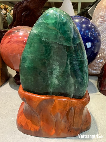 Đại cảnh núi đá quý fluorite vip 43cm