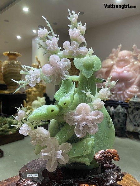 Đàn tỷ bà ngọc serpentine 36cm