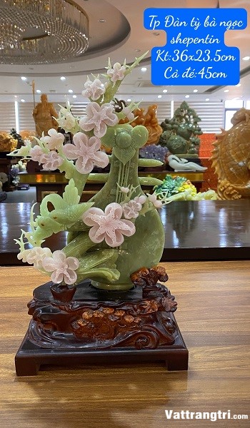 Đàn tỳ bà ngọc serpentine 36cm