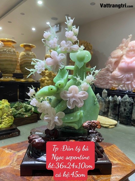 Đàn tỷ bà ngọc serpentine 36cm