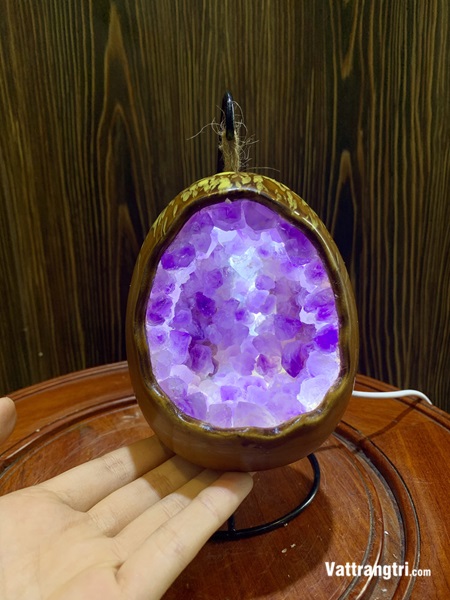 Đèn ngủ thạch anh tím, thạch anh vàng