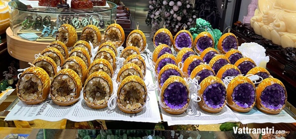 Đèn ngủ thạch anh tím, thạch anh vàng