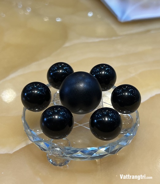 Đĩa thất tinh trận Ngọc onyx đen L1