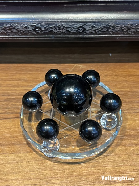 Đĩa thất tinh trận Ngọc onyx đen L2