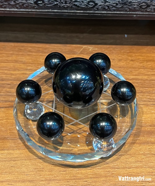 Đĩa thất tinh trận Ngọc onyx đen L2