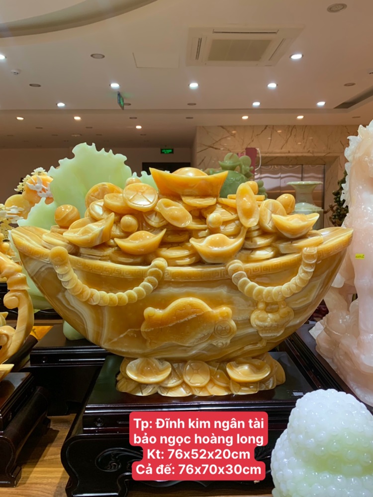 Đĩnh kim ngân tài bảo ngọc hoàng long
