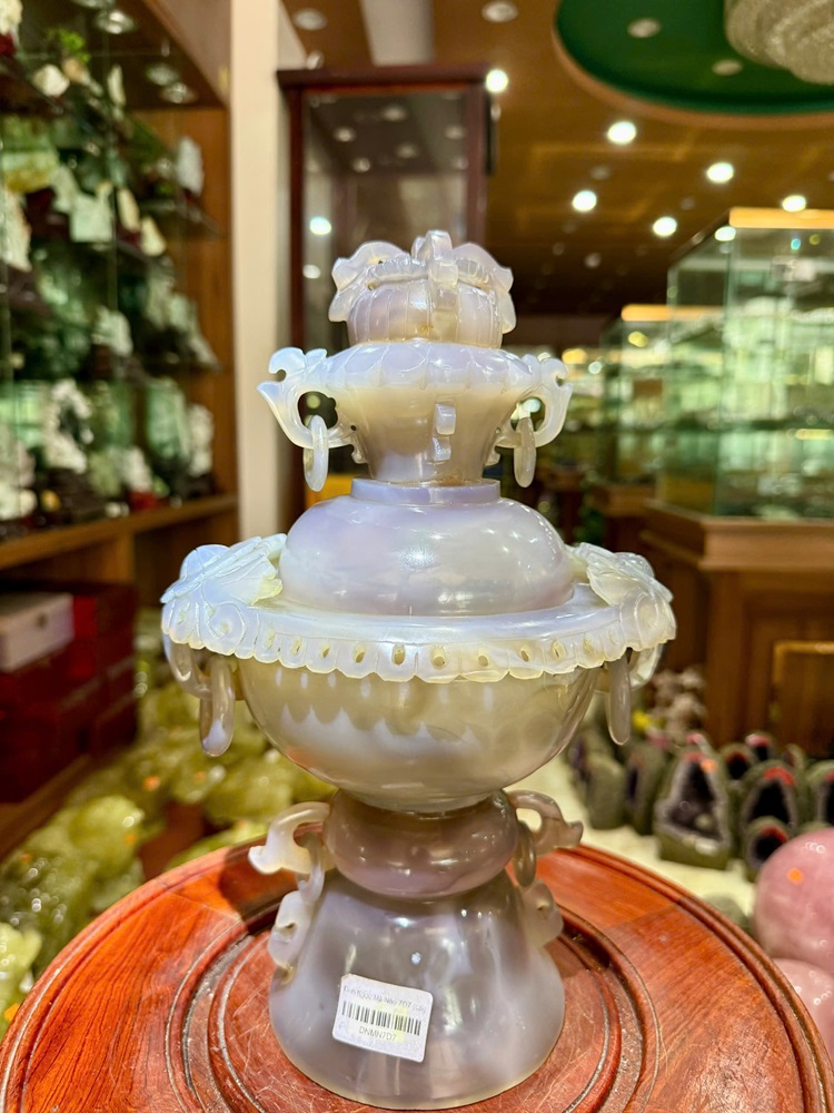 Đỉnh Ngọc Mã Não Khoai Môn 30cm