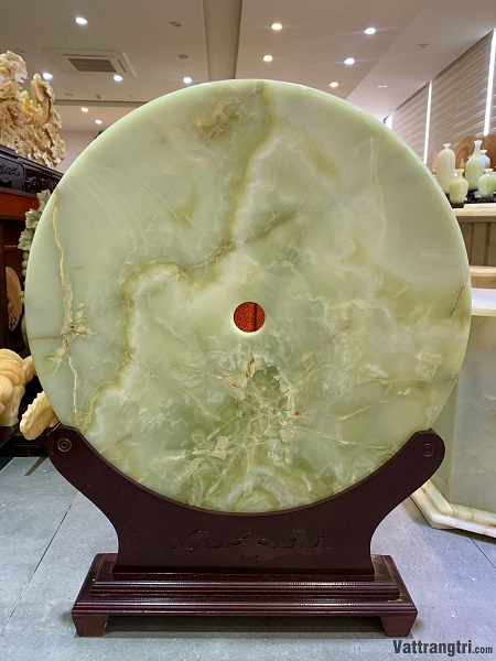 Đồng điếu tâm ngọc onyx xanh 70cm