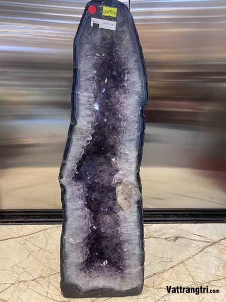 Động tinh thể thạch anh tím 60cm
