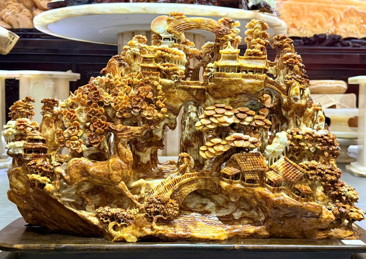 Sơn Hà Tụ Lộc Ngọc Serpentine - Đẳng Cấp Không Gian Sống