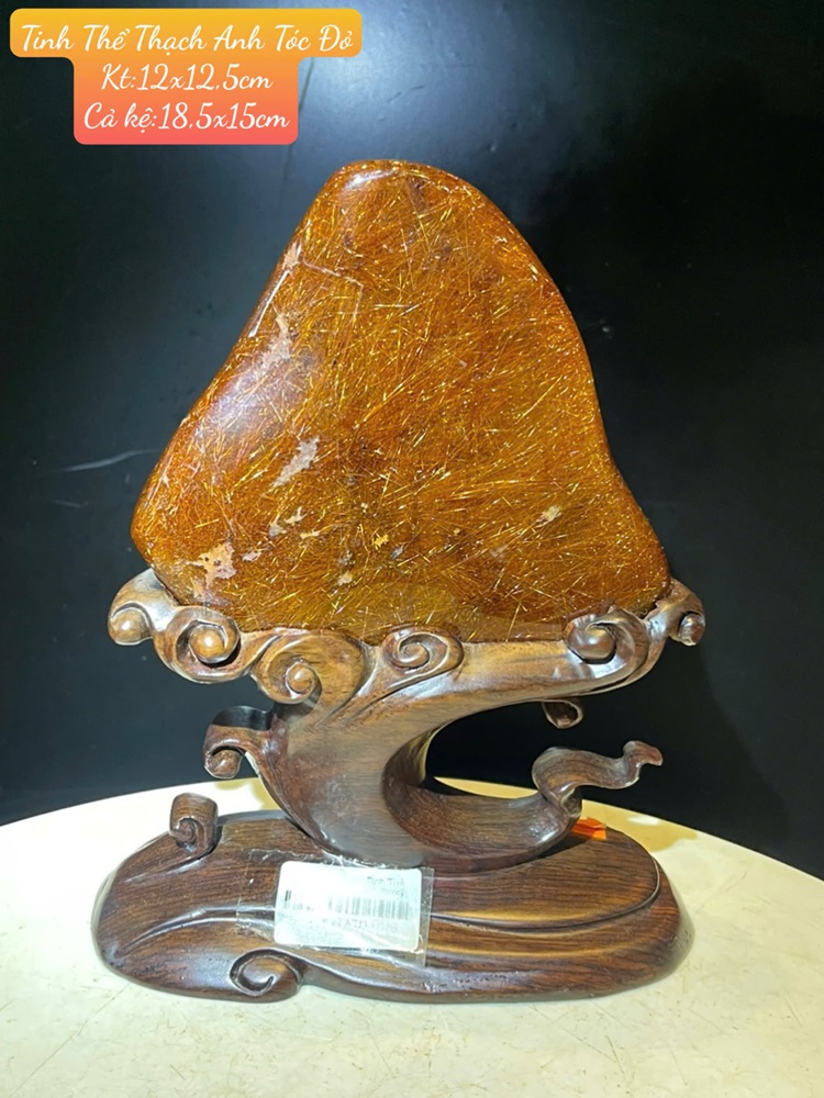 Tinh Thể Thạch Anh Tóc Đỏ – Tác Phẩm Sưu Tầm
