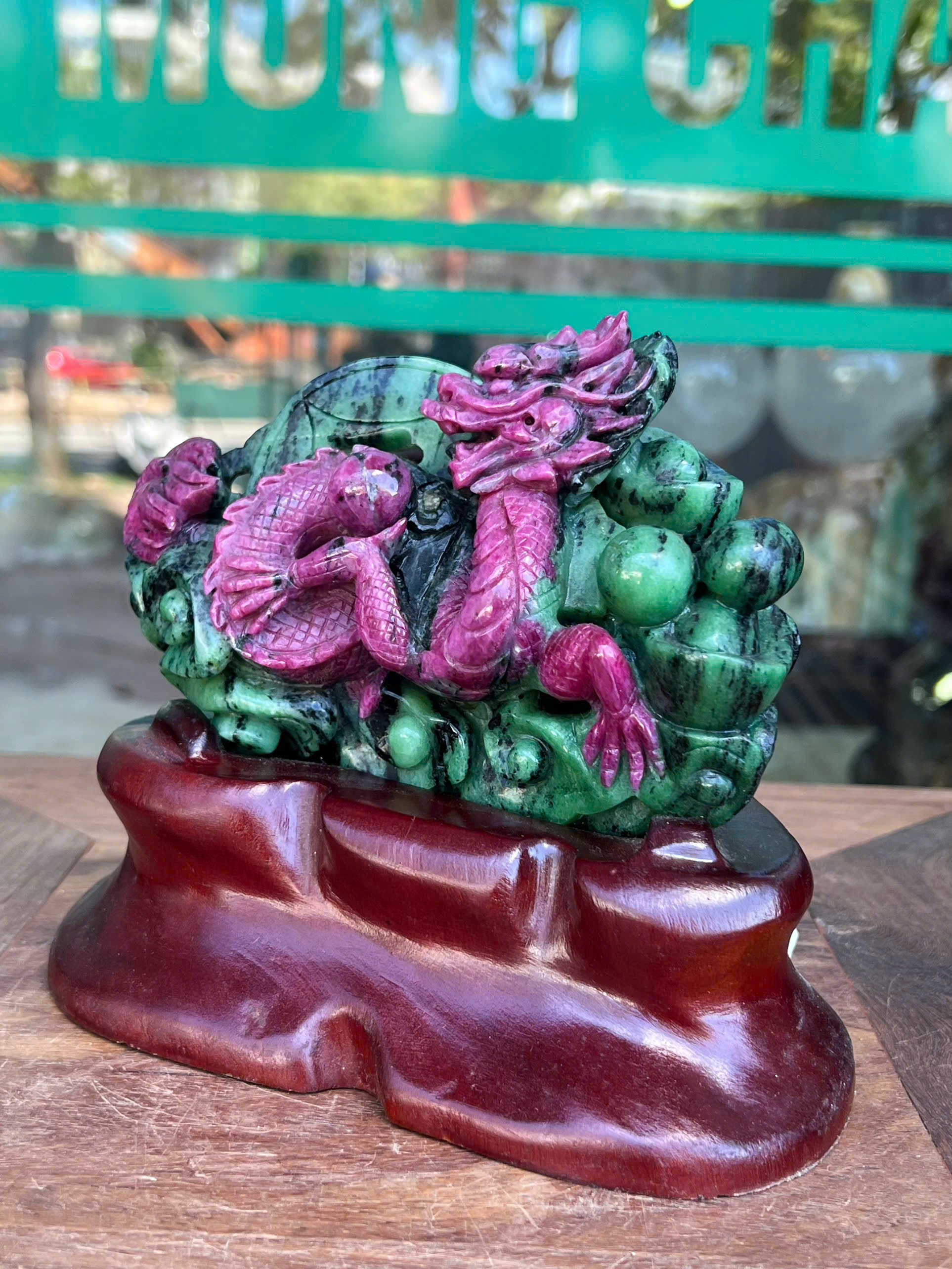 Thần Long Hộ Chủ Hồng Ngọc Ruby Tự Nhiên – Kiệt tác đại chiêu tài lộc, trấn trạch trừ tà