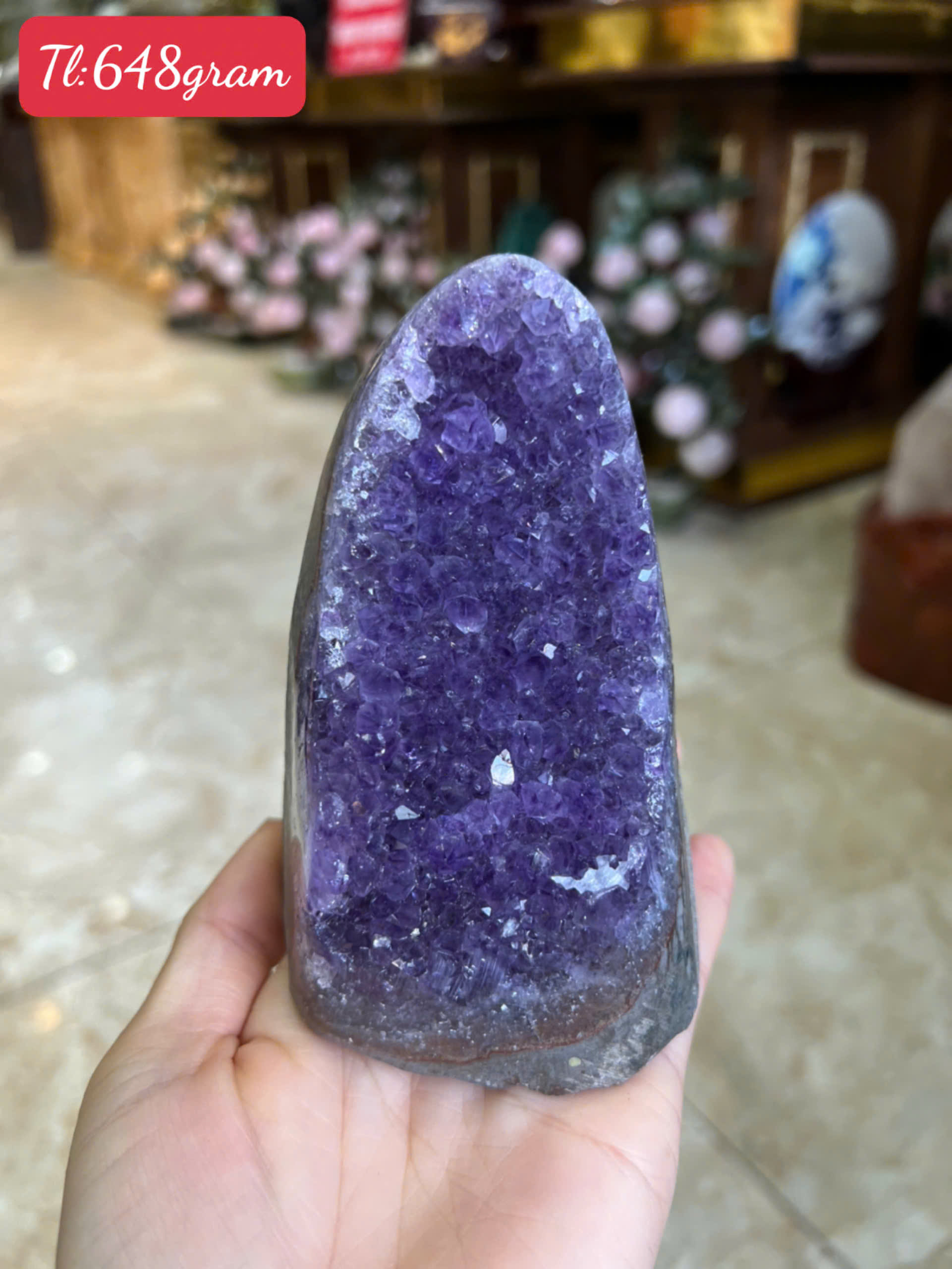 Mầm Thạch Anh Tím Tụ Trí Khai Tâm