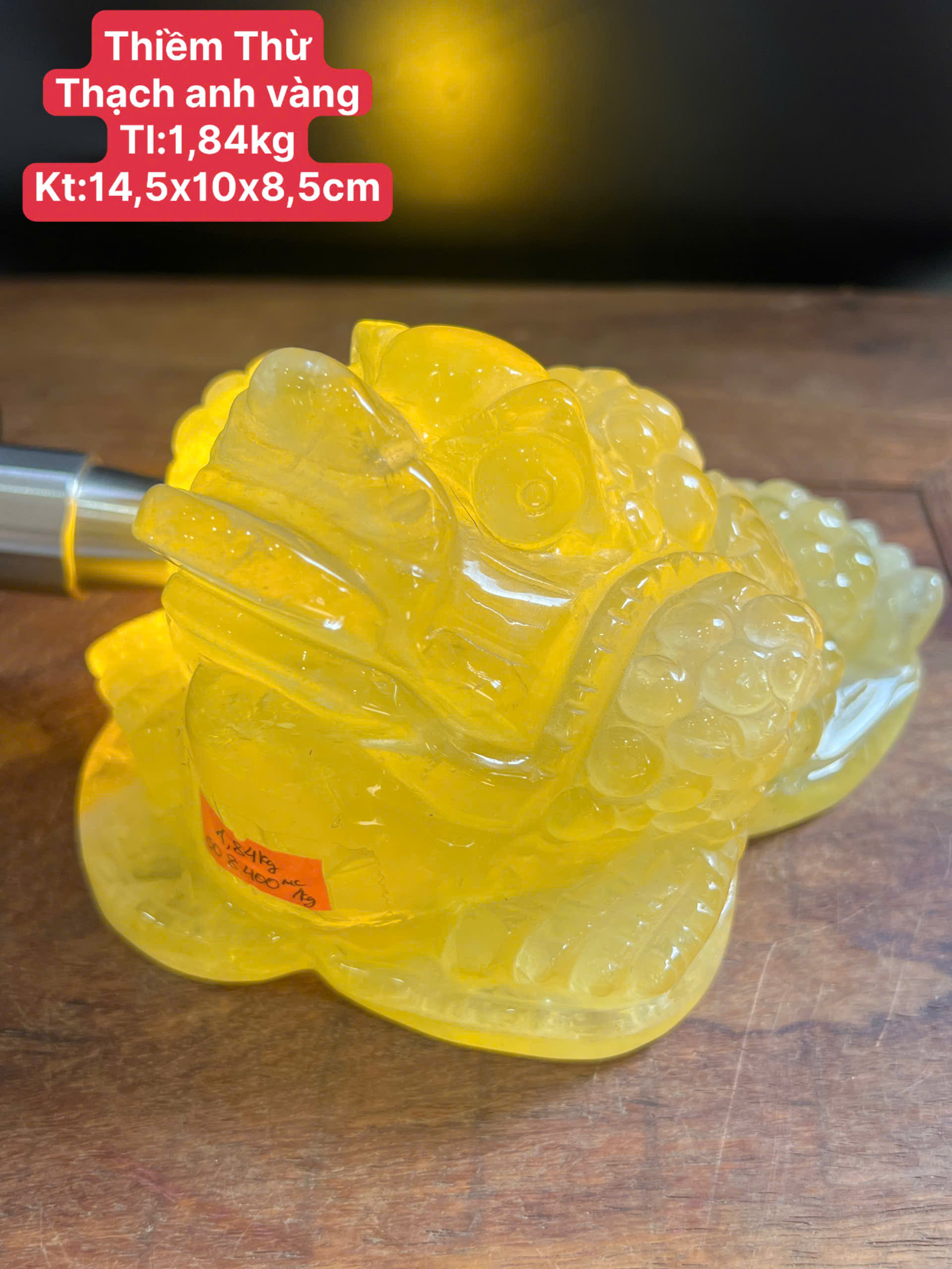 Thiềm Thừ Thạch Anh Vàng – Tuyệt tác đại chiêu tài lộc, tích tụ của cải và kích hoạt may mắn