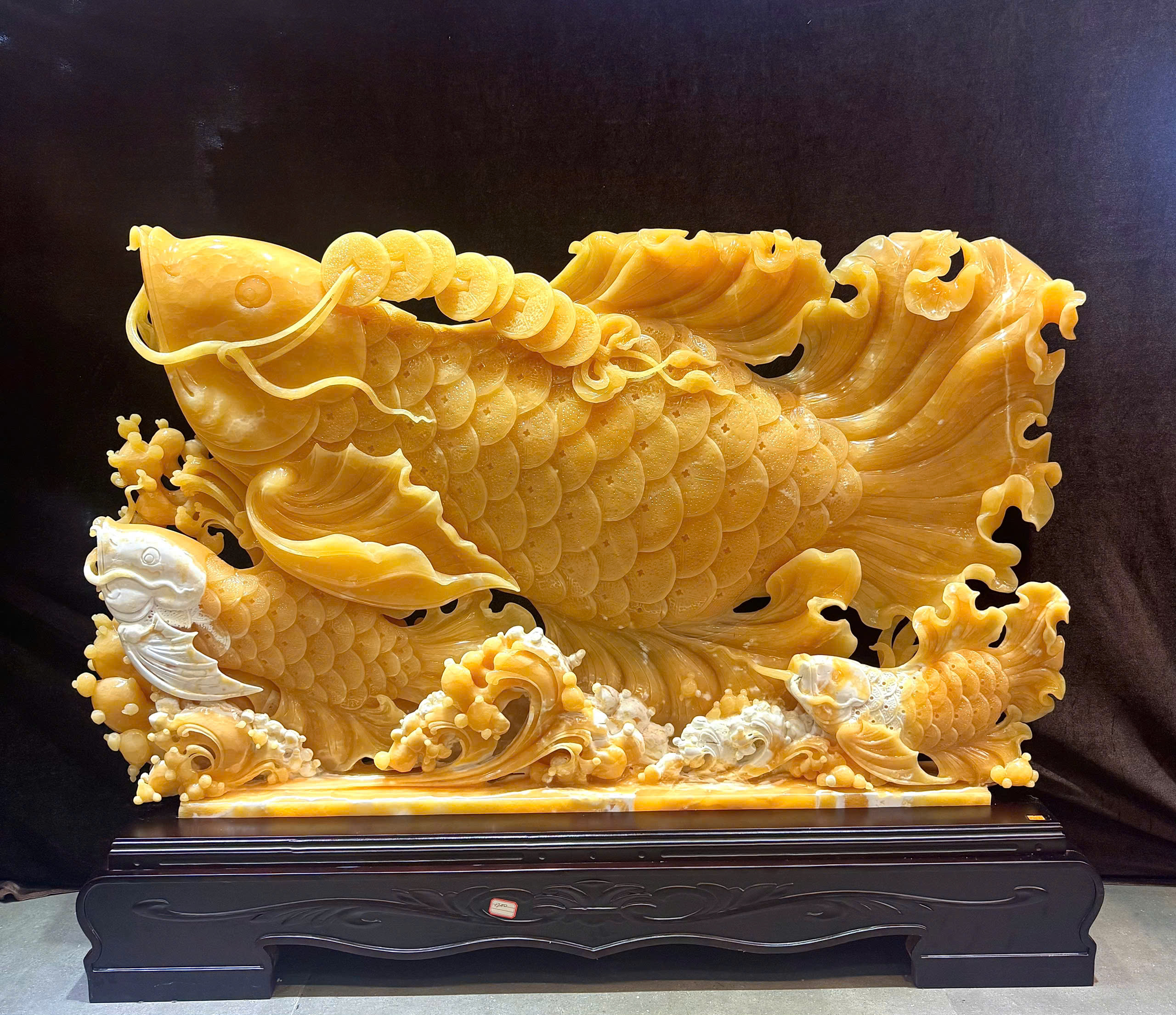 Cá Kim Long Ngọc Hoàng Long Tuyệt Tác Đại Trạch Trấn Trạch Tích Lộc, Khai Mở Bách Tài Và Vương Khí Trường Tồn