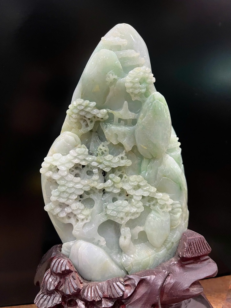 Phong Cảnh Hữu Tình Ngọc Phỉ Thuý Tự Nhiên - Trang Trí Phòng Khách