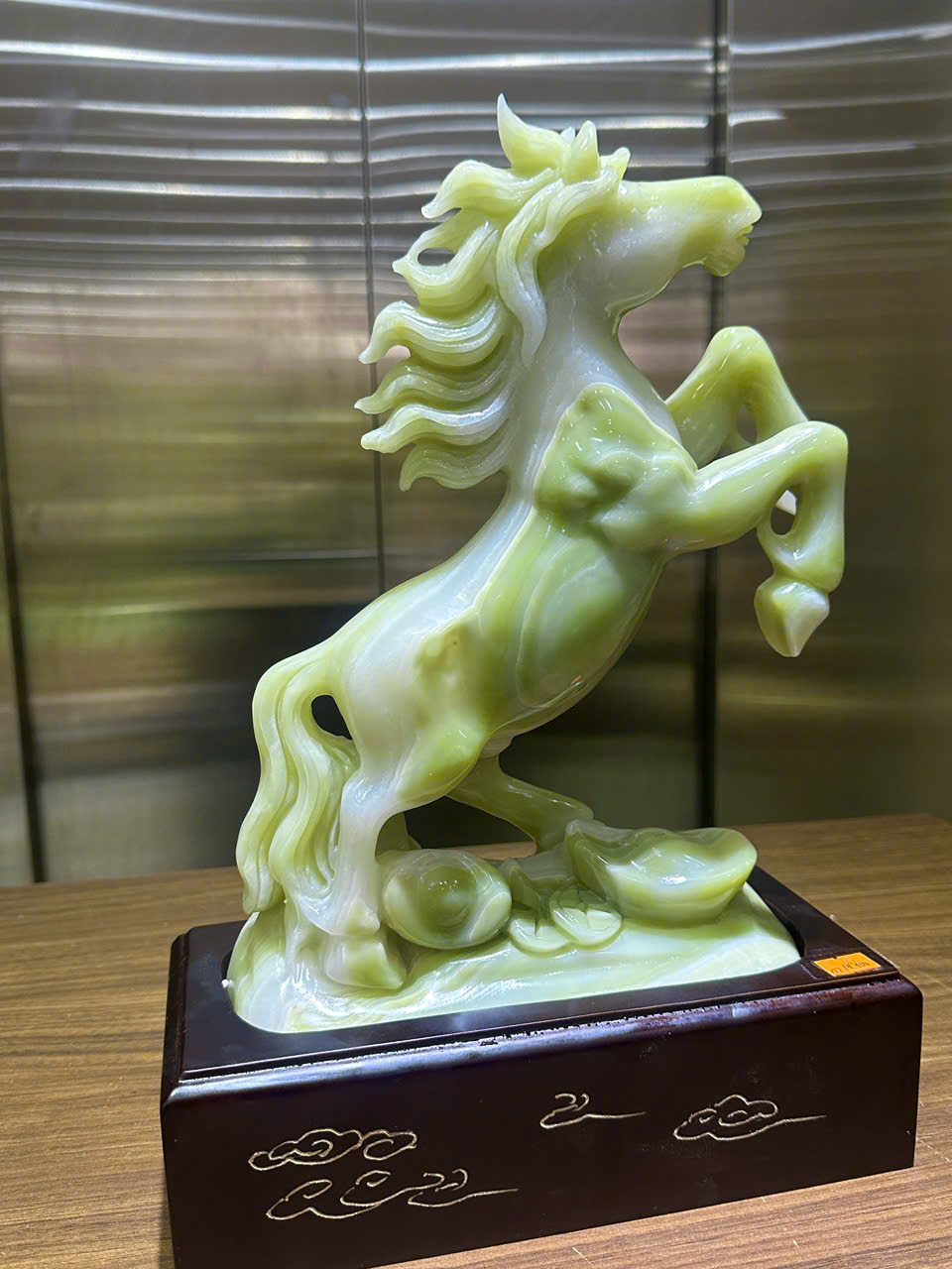 Thiên Mã Đại Thành ngọc onyx xanh – Biểu tượng bứt phá công danh, thu hút sinh khí và chiêu tài đắc lộc