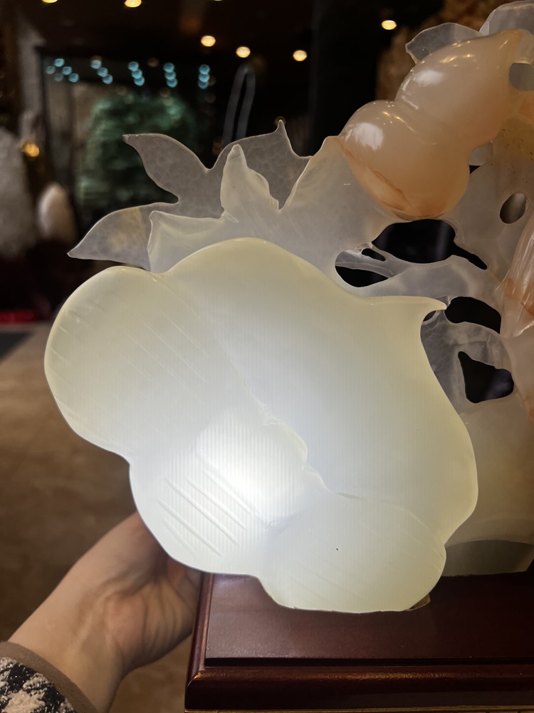 Gậy Như Ý Hồ Lô Phú Quý Ngọc Onyx Huyết