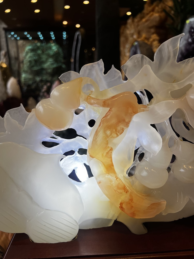 Gậy Như Ý Hồ Lô Phú Quý Ngọc Onyx Huyết