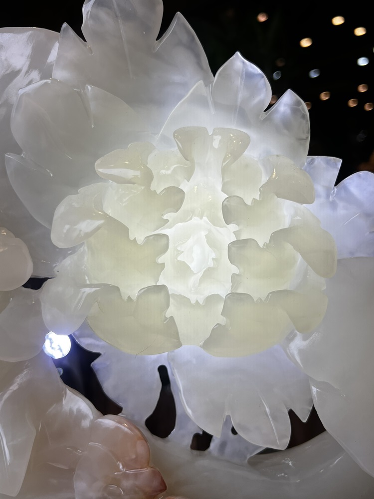 Gậy Như Ý Mẫu Đơn Ngọc Onyx