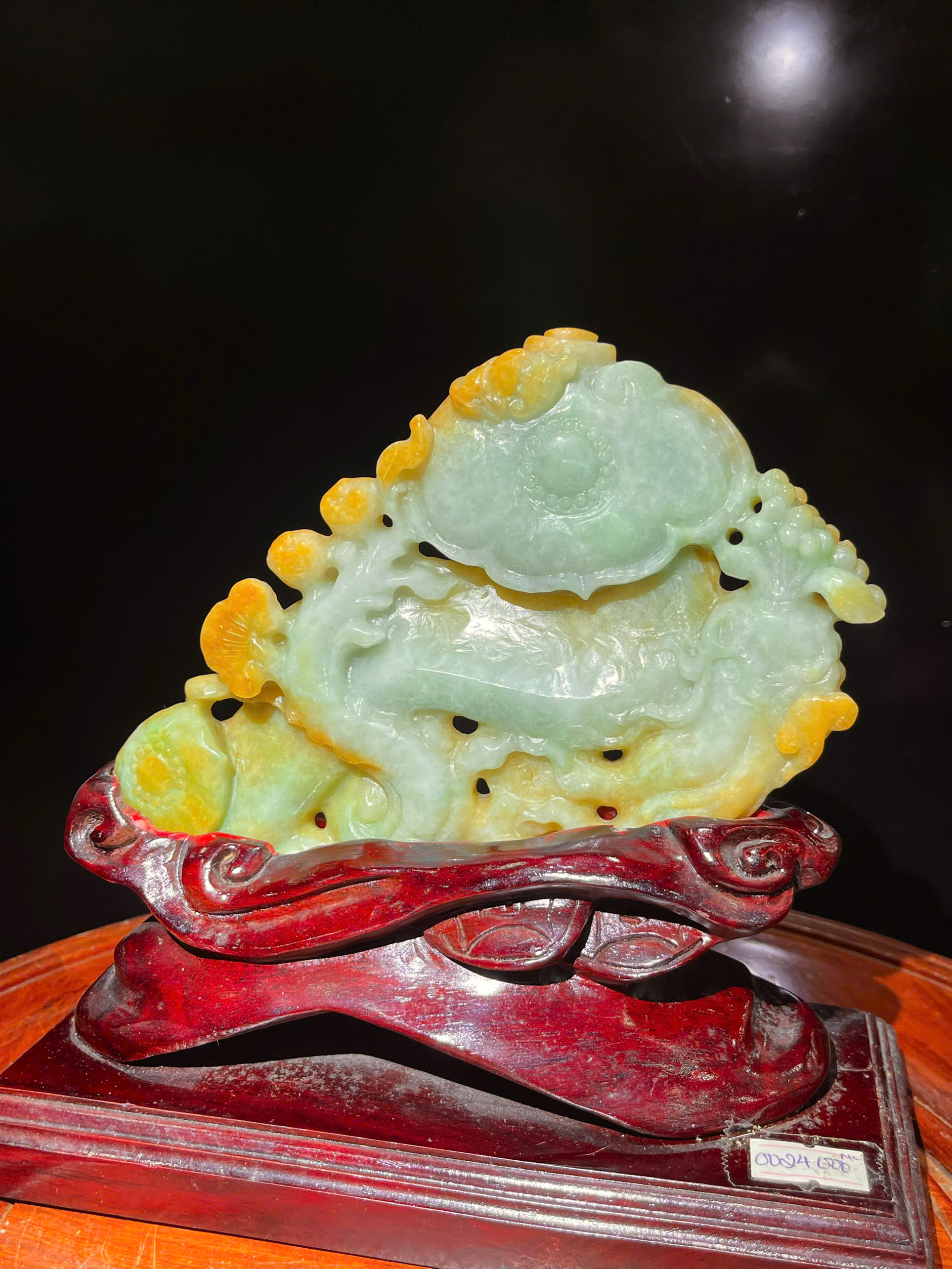 Gậy Như Ý Nhân Sâm Ngọc Phỉ Thúy Bảo Vật Cát Tường Bách Niên Trường Thọ
