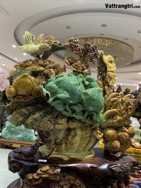 Giỏ hoa quả ngọc serpentine 50cm