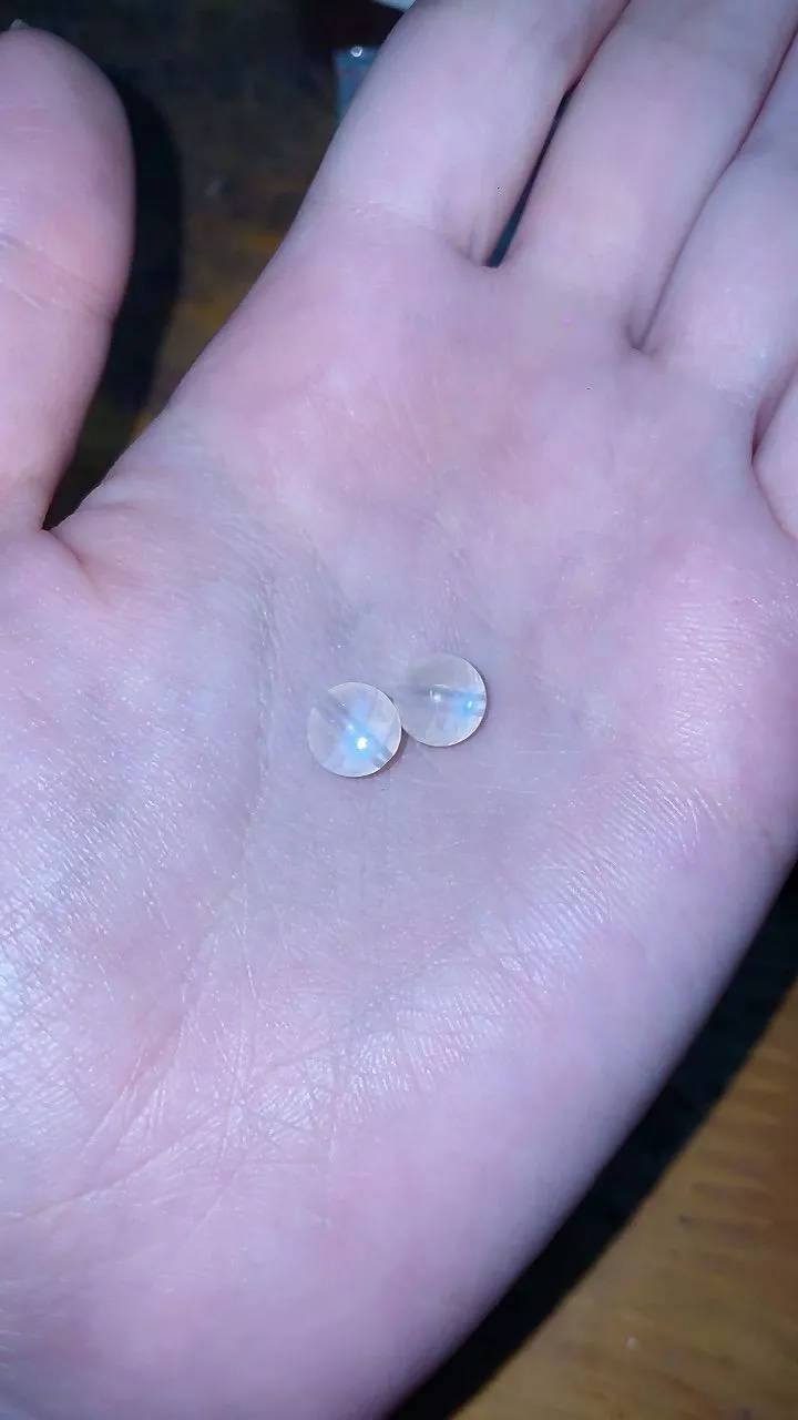 Hạt lẻ đá Mặt Trăng Moonstone 6 - 8 - 10 - 12mm