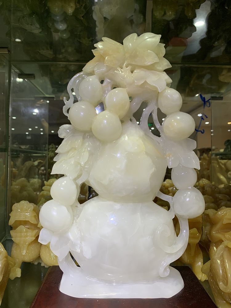 Hồ Lô Tài Lộc Ngọc Onyx 35x22cm